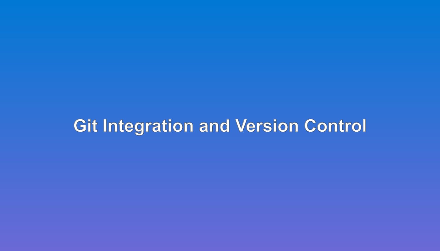 Power BI Git Integration and Version Control